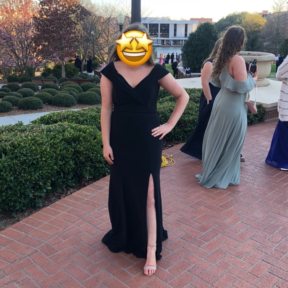 Xscape black formal dress size 12